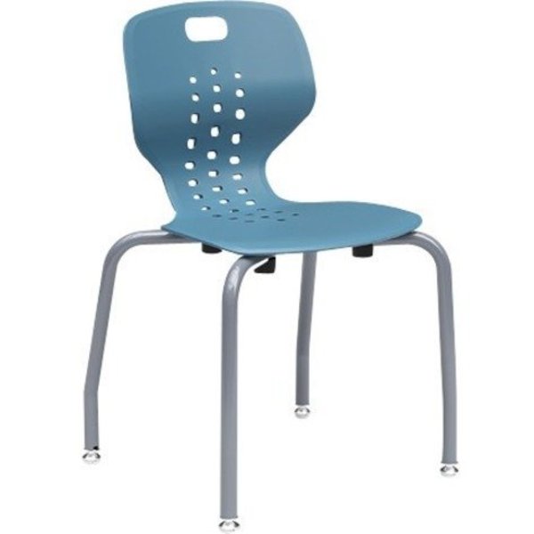 Paragon Furniture 18I 4 Leg Emoji Chair, Nylon Glide EMOJI-4L18-E-B